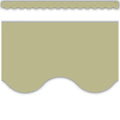 OLIVE GREEN SCALLOPED BORDER TRIM
