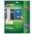 MULTIUSE REMOVABLE LABELS WHITE 1" X 2-5/8" PQ.750