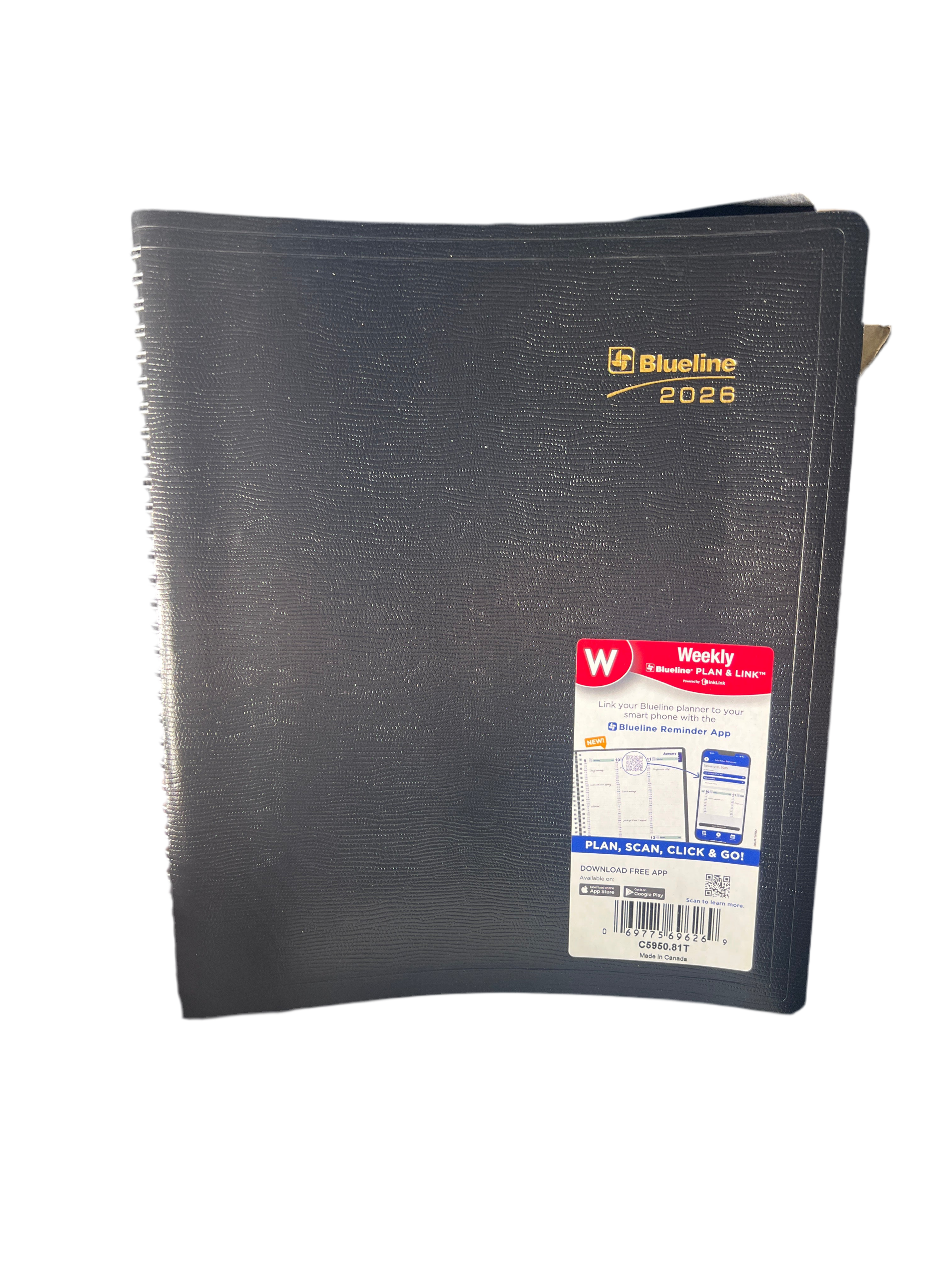 Weekly Diary Coil Black