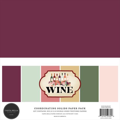 Carta Bella Solids Collection Kit | 12"X12"