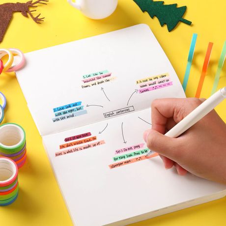 Ieebee Washi Tape - Colores Solidos