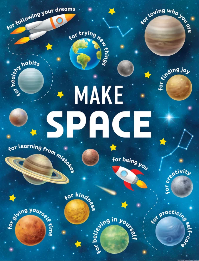 Outer Space Crew Make Space Chart