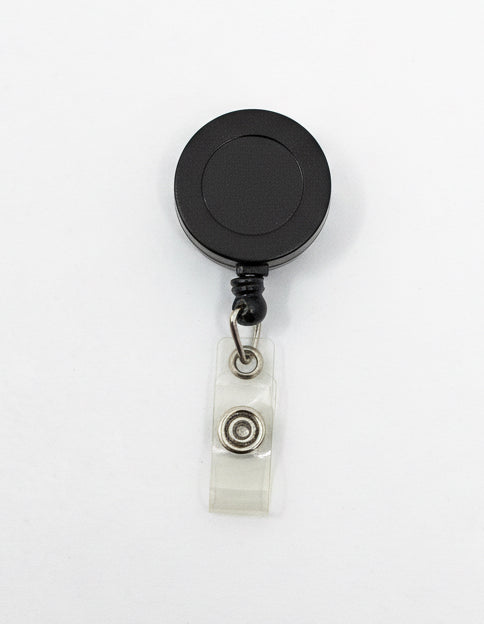 Yo-yo Retráctil Portacarne Negro  |12 pzas