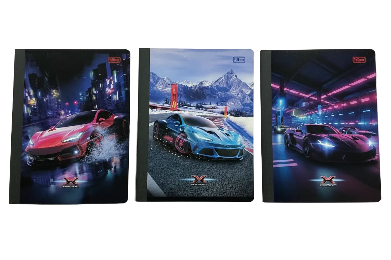 Libreta X-Racing Flex Cover Composition | 100 Hojas