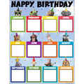 GO WILD ANIMALS HAPPY BIRTHDAY CHART