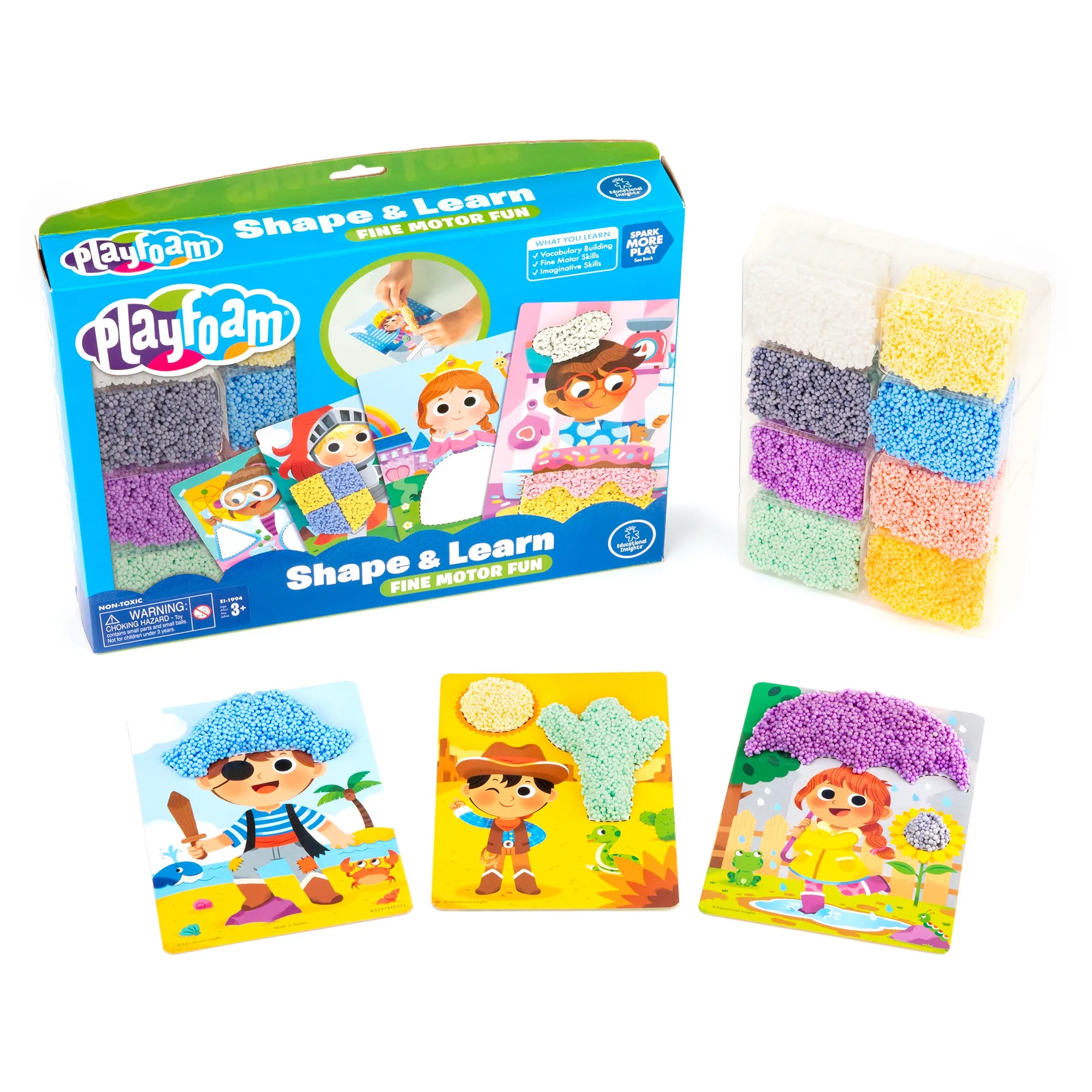 PLAYFOAM SHAPE & LEARN FINE MOTOR FUN