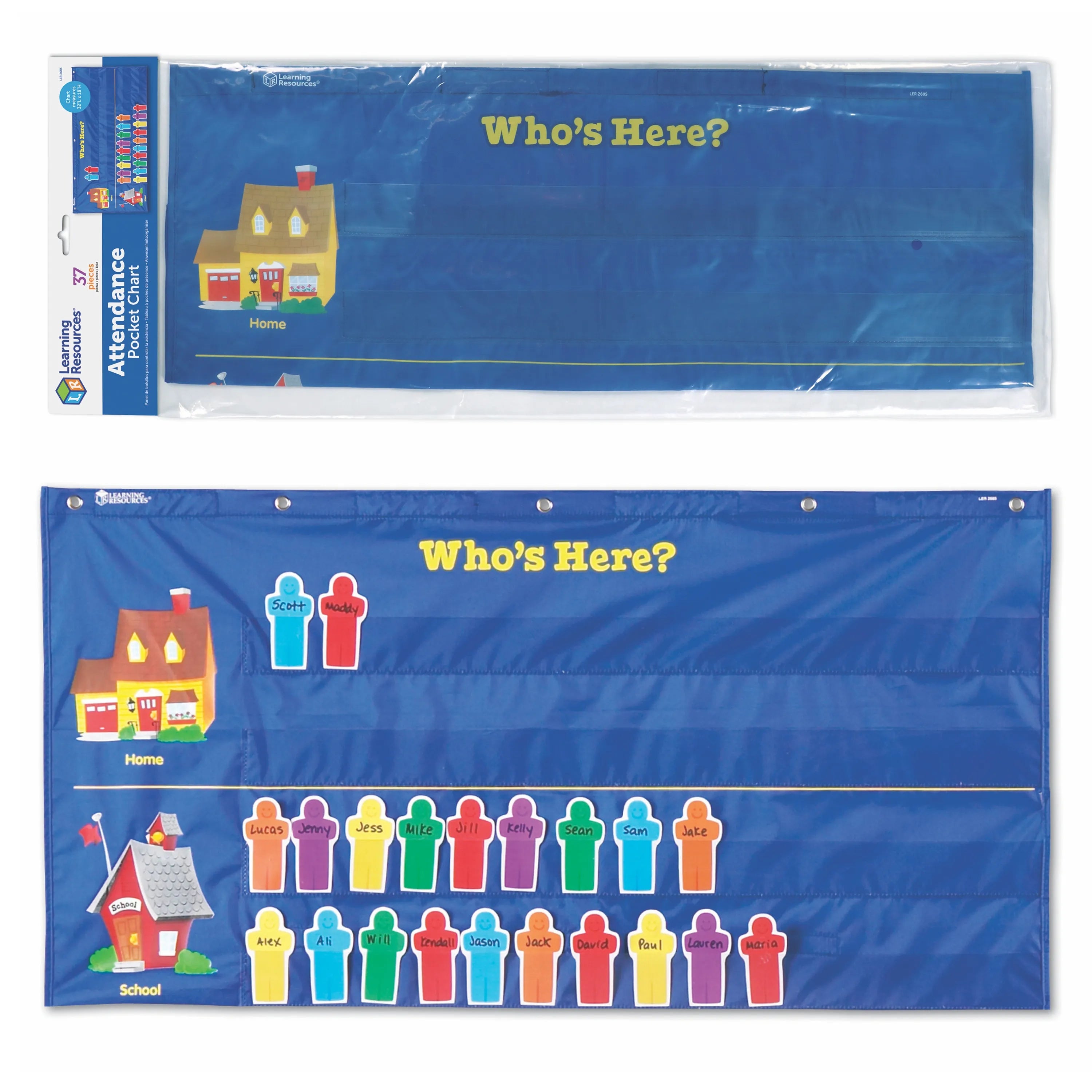 ATTENDANCE POCKET CHART