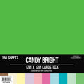 CANDY BRIGHT CARDSTOCK PAPER PAD 12X12