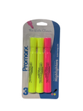 3CT JUMBO HIGHLIGHTERS, 2 ASSORTMENTS, CHISEL TIP