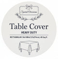 Table Cover | Heavy Duty | Rectangular |  Graduación |  Congrats | 54X108IN