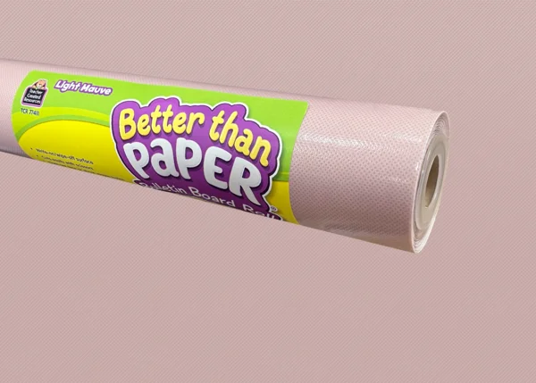 LIGHT MAUVE BETTER THAN PAPER BULLETIN BOARD ROLL