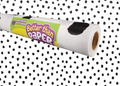BLACK PAINTED DOTS ON WHITE BETTER THAN PAPER ROLL