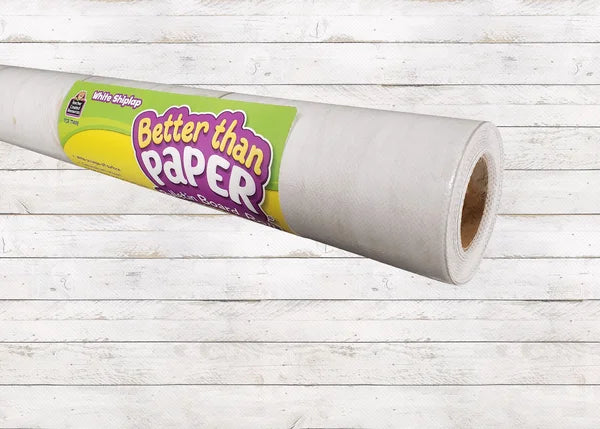 WHITE SHIPLAP BETTER THAN PAPEE BULLETIN BOARD ROLL