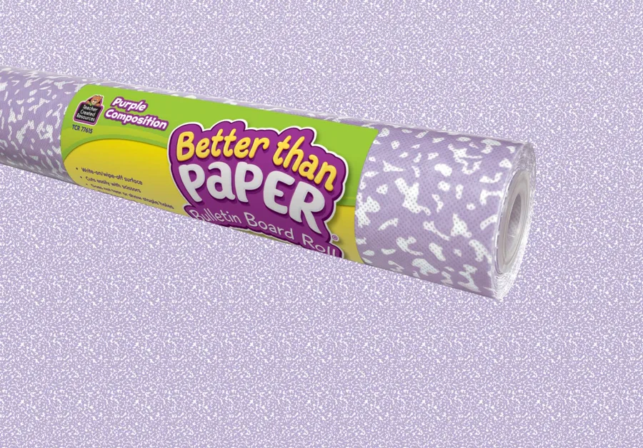 Composition Purple Better Than Paper Bulletin Board Roll