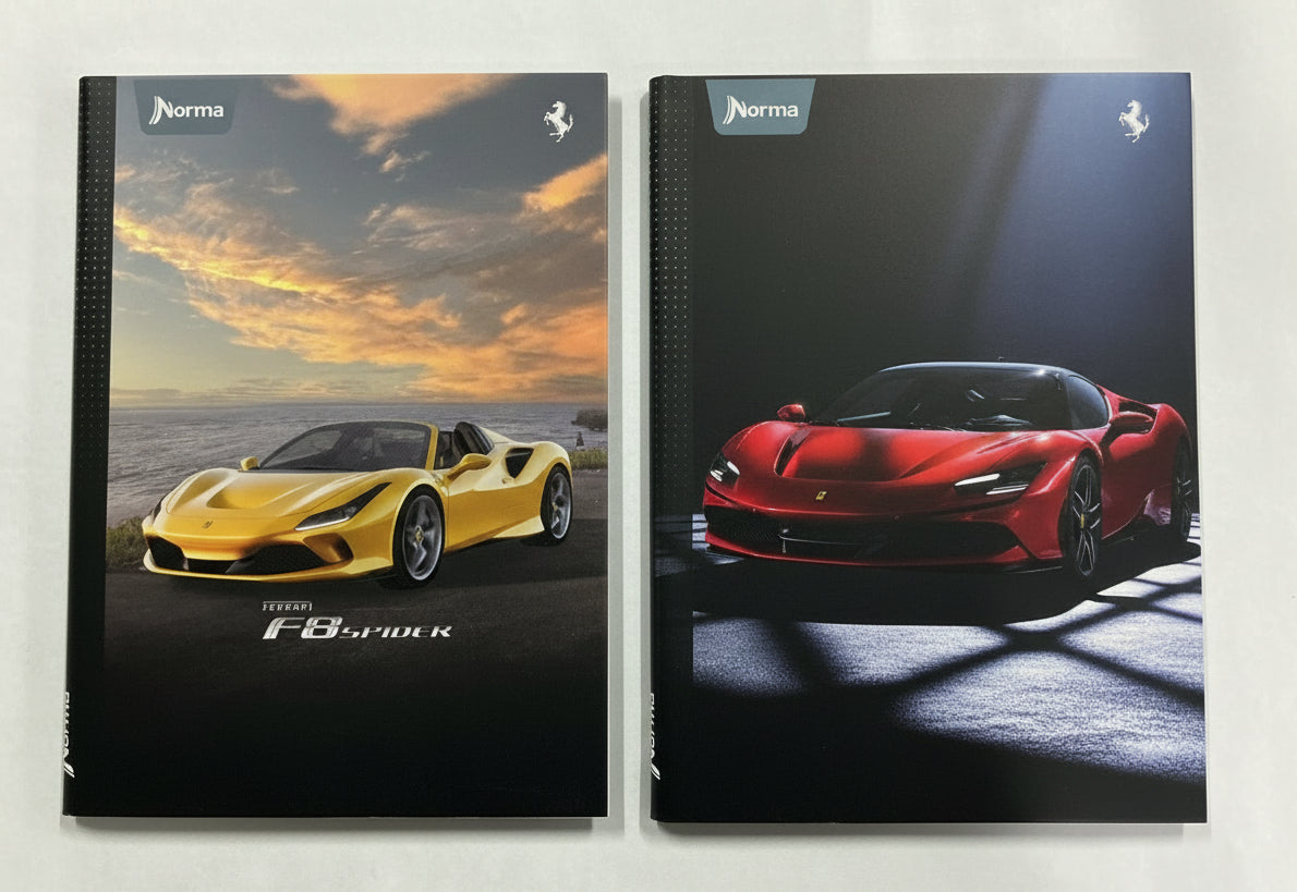 Libreta Cosida Dura Ferrari | 100 Hojas