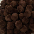 CREATIVITY STREET POM POMS BROWN 1''