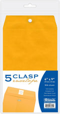 CLASP ENVELOPES 6 X 9" PQ.5