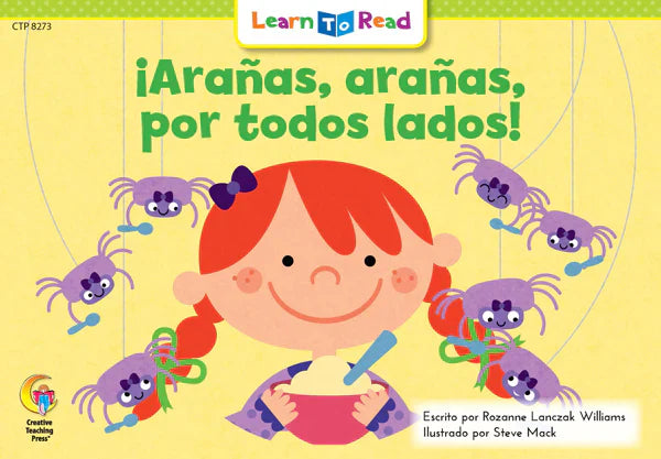 LEARN TO READ ARAÑAS ARAÑAS POR TODOS LADOS LIBRO
