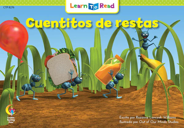 LEARN TO READ CUENTITOS DE RESTAS LIBRO