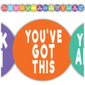 COLORFUL POSITIVE SAYINGS DIE-CUT BORDER