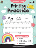 Watch Me Learn: Printing Practice