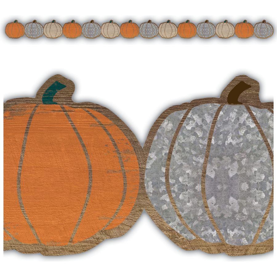 Home Sweet Classroom Pumpkins Die Cut Border