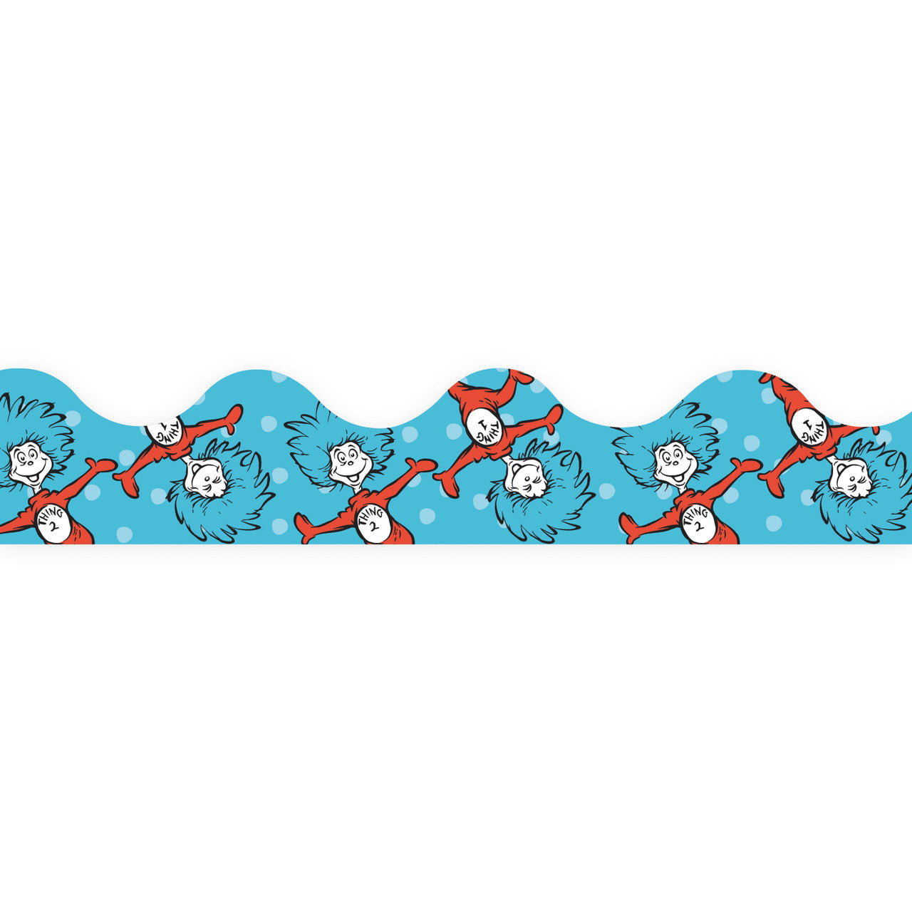 DR. SEUSS THING 1 AND 2 TOSSED BORDER