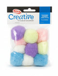 Pom-Poms |Colores Pasteles Grandes | 10pcs