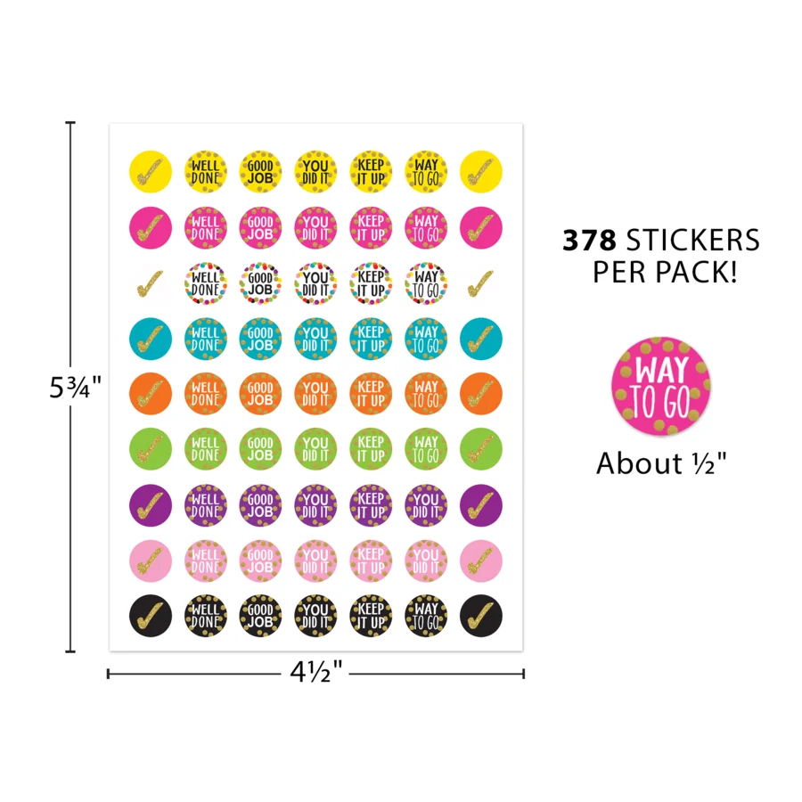 Confetti Mini Stickers | 378PK