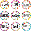 CONFETTI POSITIVE WORDS MINI ACCENTS 36 PCS