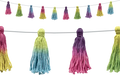 TIE-DYE TASSELS GARLAND 60IN