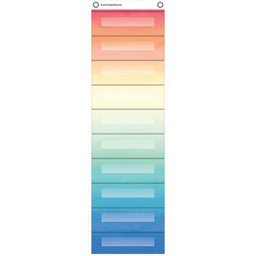 WATERCOLOR 10 POCKET FILE STORAGE POCKET