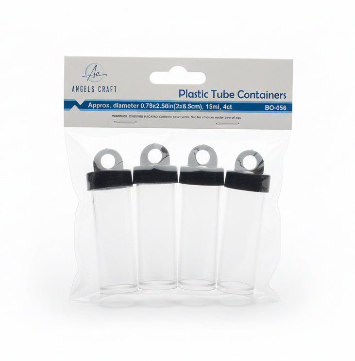 Plastic Tube Container   4CT
