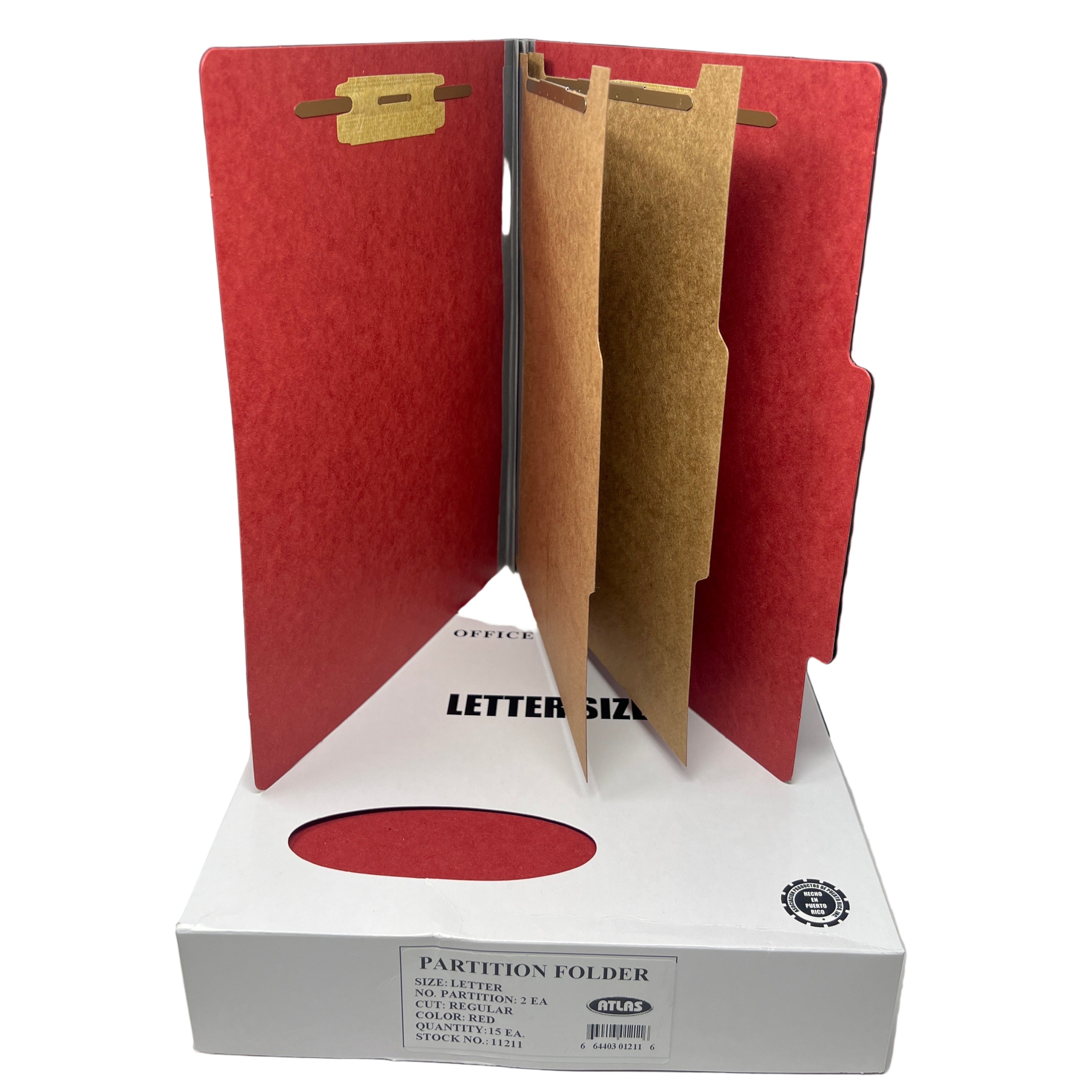 Partition Folder | Red | Lettter | Box/15