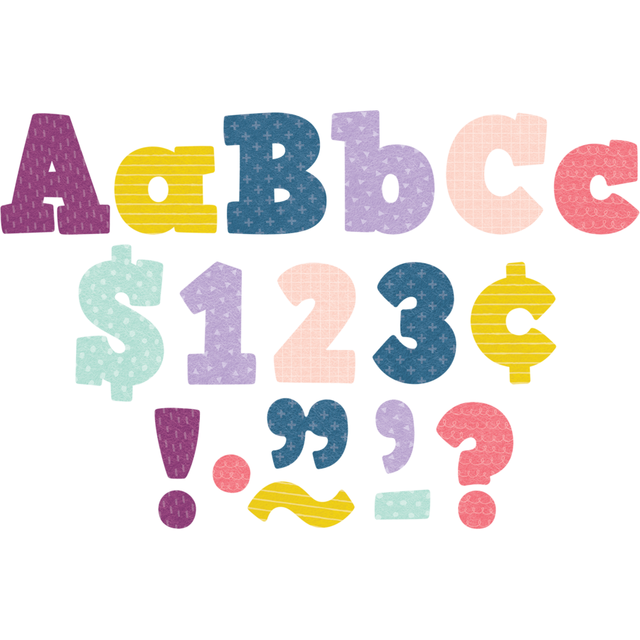 OH HAPPY DAY BOLD BLOCK LETTERS 4''