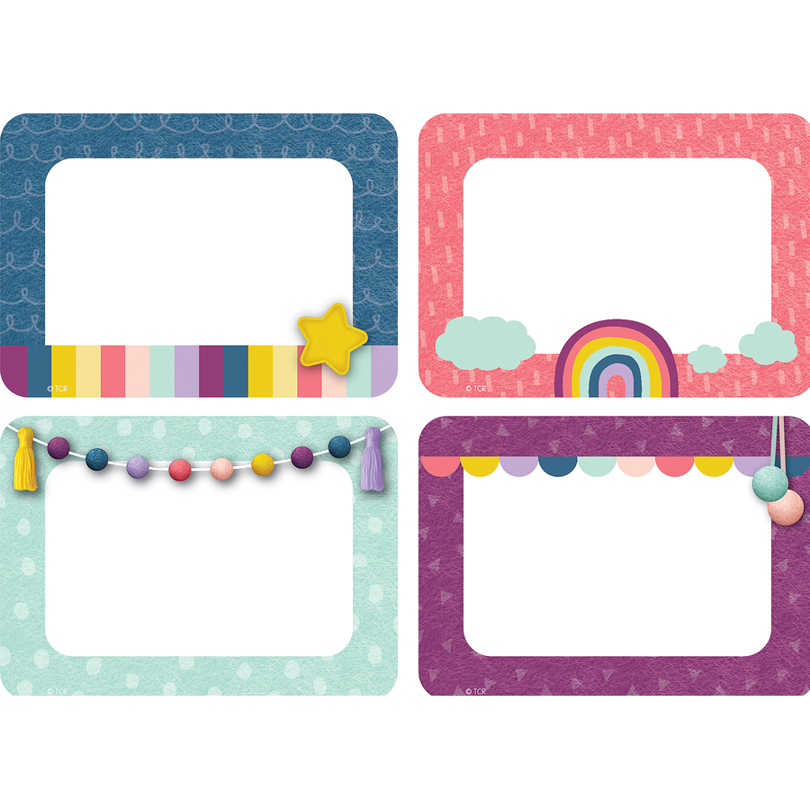 OH HAPPY DAY NAME TAGS/LABELS