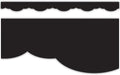 BLACK FANCY SCALLOPS BORDER TRIM