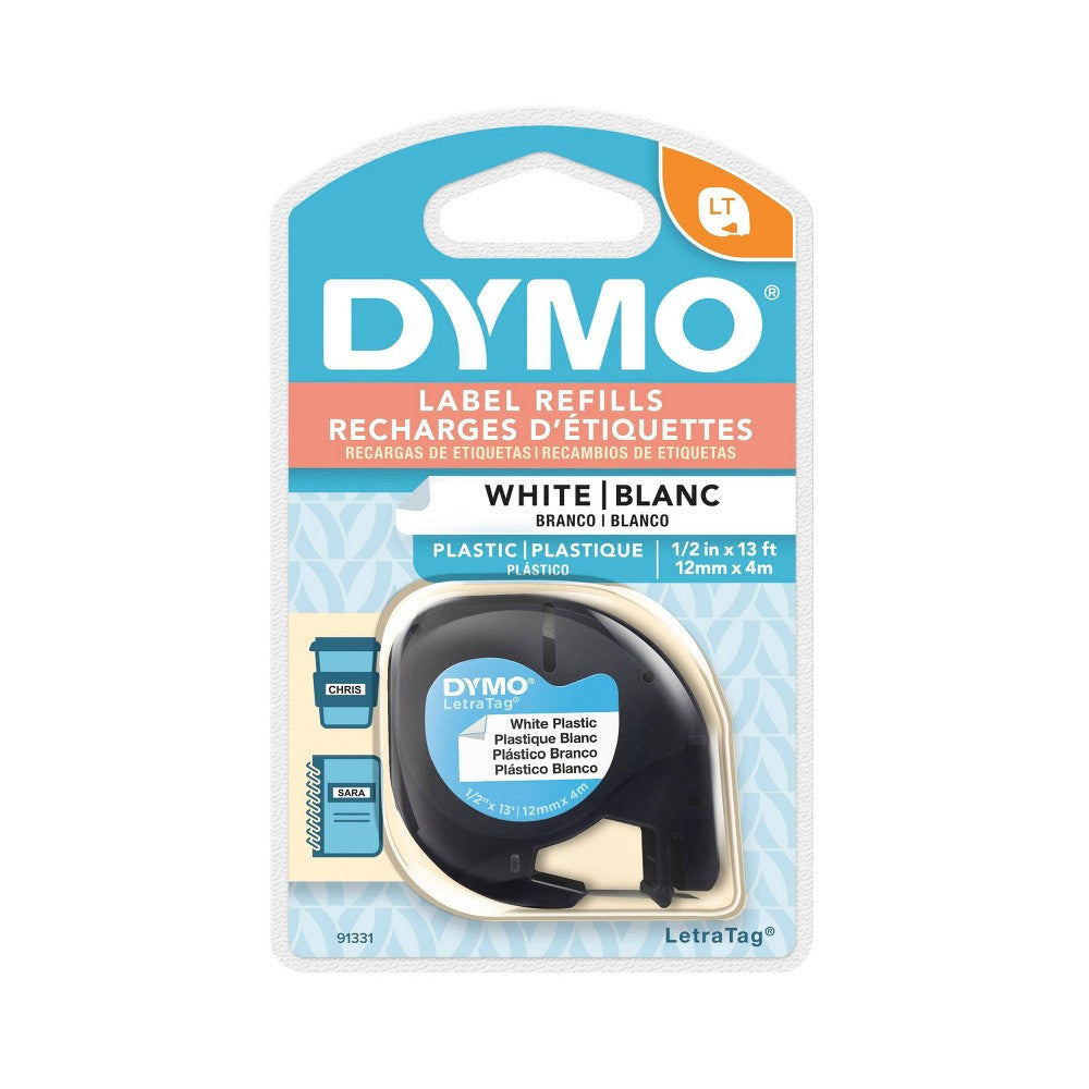 LABEL PLASTIC PEARL WHITE