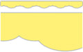 LEMON YELLOW FANCY SCALLOPS BORDER TRIM