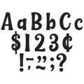 BLACK 4" WILD WHIMSY LETTERS COMBO PACK 270PCS