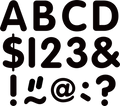 CLASSIC LETTERS 2'' UPPERCASE BLACK PACK 259PCS