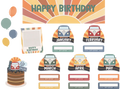 MOVING MOUNTAINS ROAD TRIP HAPPY BIRTHDAY MINI BULLETIN SET 52 PCS