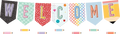 COOL FOR SCHOOL PENNANTS WELCOME BULLETIN BOARD
