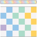 COOL FOR SCHOOL CHECKERS STRAIGHT BORDER TRIM