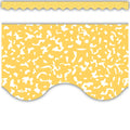 COMPOSITION YELLOW SCALLOPED BORDER TRIM