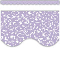 COMPOSITION PURPLE SCALLOPED BORDER TRIM