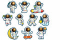 Outer Space Crew Astronauts Accents