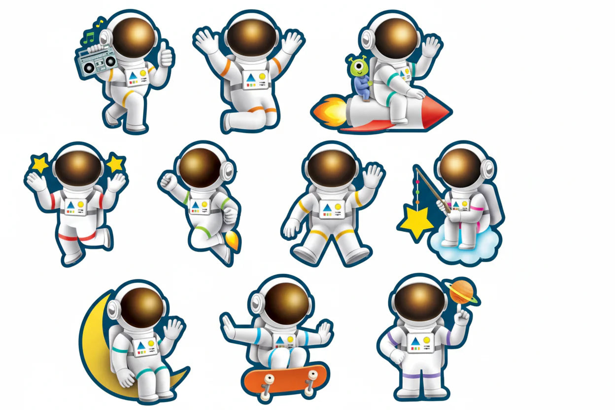Outer Space Crew Astronauts Accents