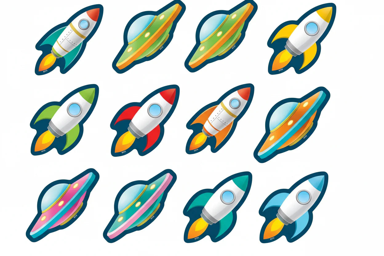 Outer Space Crew Mini Accents