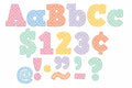 Cool for School Checkers 4" Bold Block Letters Combo Pack